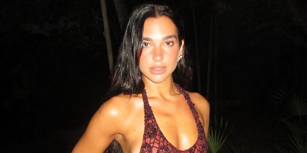 Dua Lipa's Studded Rainbow Nails Are the Ultimate Birthday Manicure