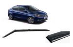 Empica Plastic Window Door Visor Rain Guard Side Wind Deflector Chrome Lining Shield Compatible with Tata Tigor (Set of 4)