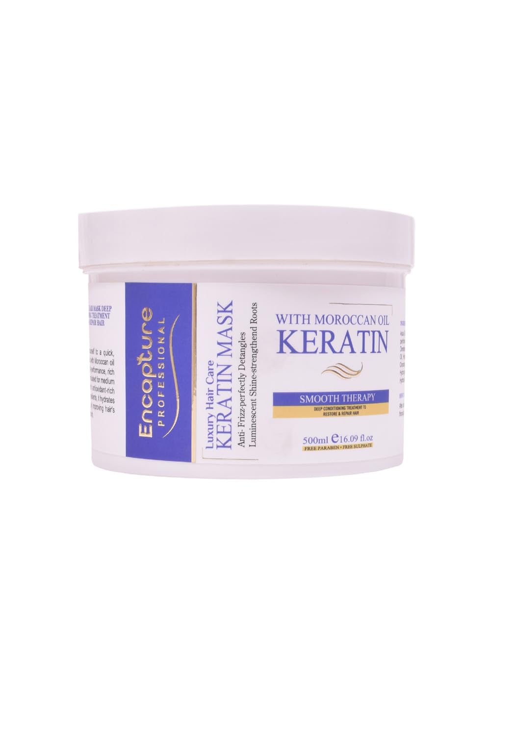 Encapture Professional Keratin Hair Masque for Smooth Therapy || For Frizzy Hair & Dry Hair || For Women - 500 ml