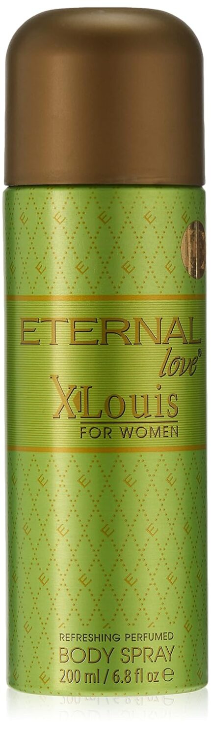 Eternal Love - XLouis Body Spray for Women | Refreshing Floral Scent | Peach, Rose & Sandalwood Notes | Long Lasting Body Spray | Premium Fragrance | Perfume for Women | 200 ml