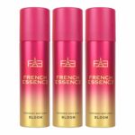 FRENCH ESSENCE Deodorant for women | Body Spray for women | women Deo,Long Lasting Fragrance, Fresh Scent Deep Impact Freshness (bloom) combo offer 150 Ml (Pack of 3)