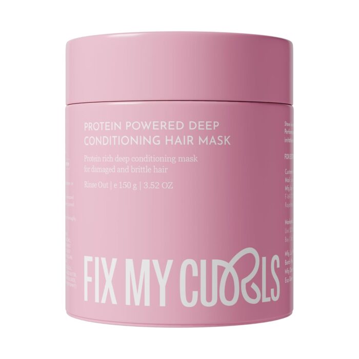 Fix My Curls Mask | Avocado Oil, Amla, Cocoa Butter| Hair Mask For Curly, Wavy, Dry & Coloured Hair | Intensive Hair Repair with Pro - Keratin Bond Repair