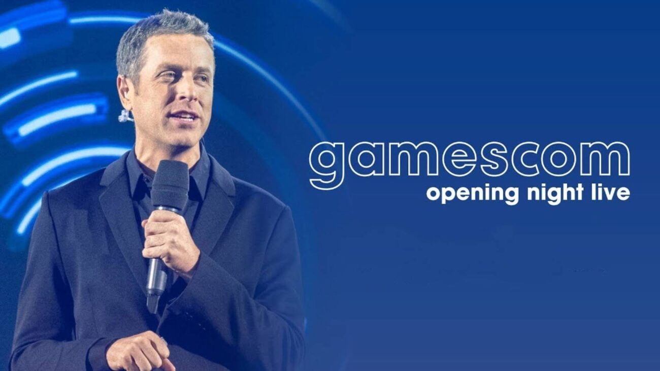 Geoff Keighley presenting at Gamescom Opening Night Live