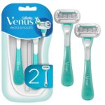 Gillette Venus Embrace Sensitive Women's Disposable Razor, 2 Count, Womens Razors / Blades