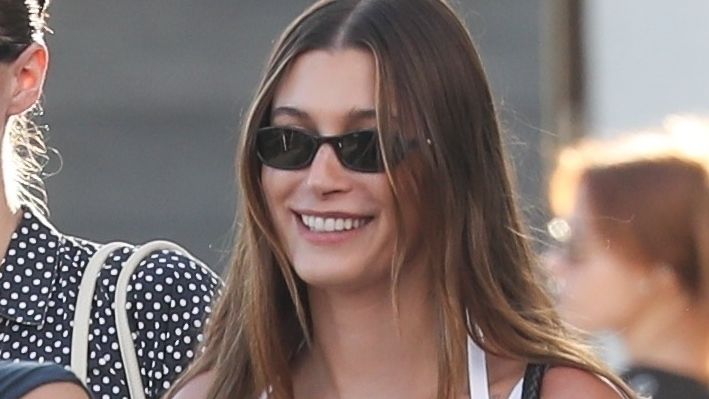 Hailey Bieber’s Low-Rise Cropped Jeans Are Instant ‘Add to Cart’