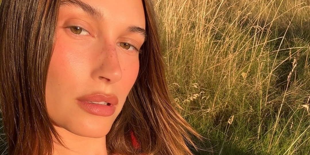 Hailey Bieber's Naked Chrome Nails Are the Prettiest Summer Mani