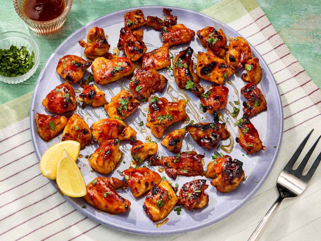 Hot Honey-Harissa Chicken Bites