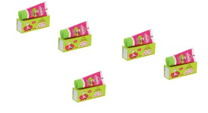 Icpa KIDS Bunny Gel for Kids 500 ppm Flouride 80gm (Pack of 5) Anti-Cavity Easy & comfortable dental floss