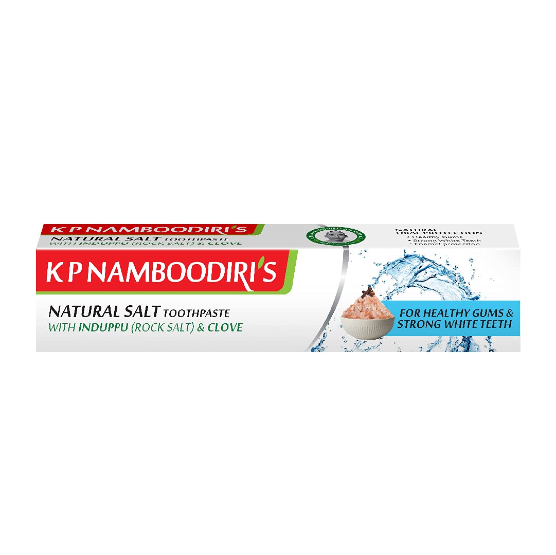 K.P. NAMBOODIRI'S AEDA Natural Salt Toothpaste - Pack of 2, Multi
