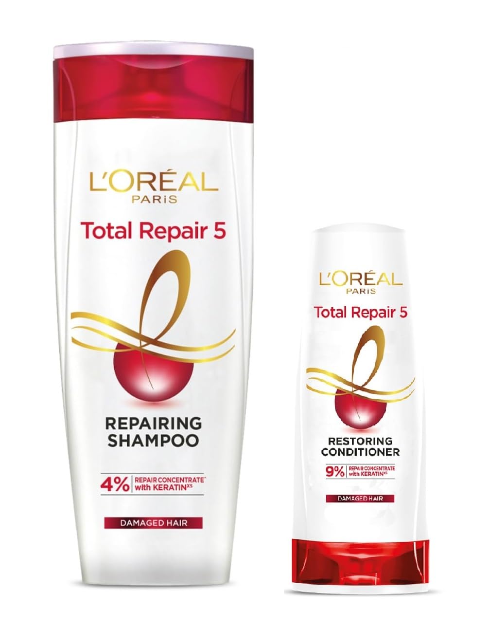 L'Oreal Paris Total Repair 5 Conditioner-71.5ml and L'Oreal Paris Total Repair 5 Shampoo-340ml
