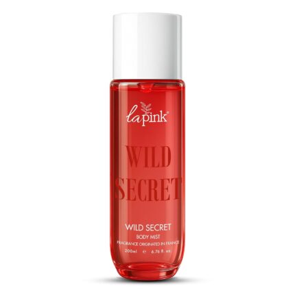 La Pink Wild Secret Body Mist 200ml | French-Inspired Fragrance | Long Lasting Body Spray for Women & Men with Fresh & Sensual Notes