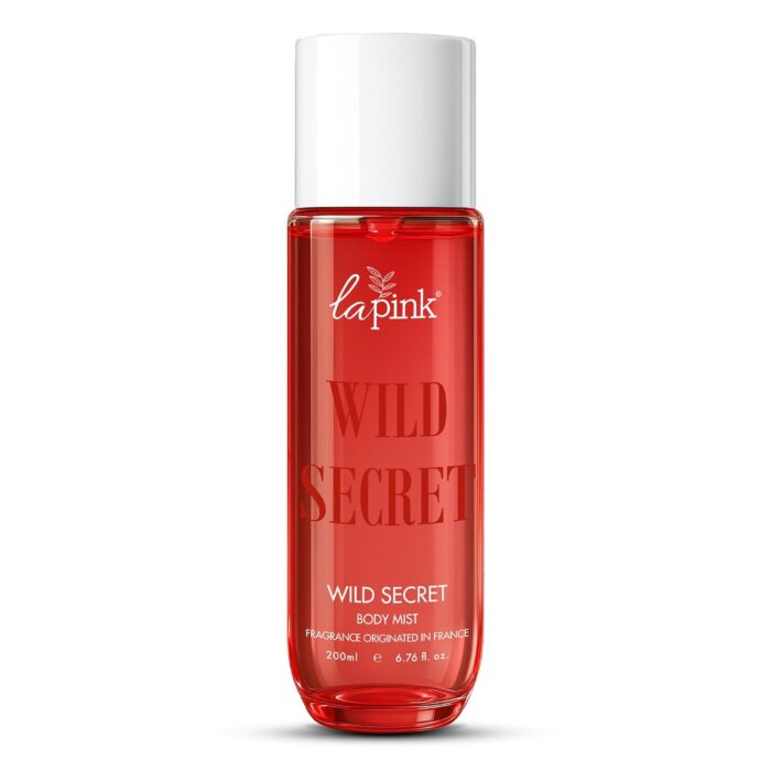 La Pink Wild Secret Body Mist 200ml | French-Inspired Fragrance | Long Lasting Body Spray for Women & Men with Fresh & Sensual Notes