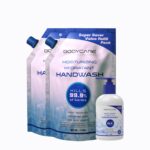 MY BODYCARE Moisturizing Hydratant Germ Protection Handwash - Hydrating, Anti Bacterial, SLS Free (1000ml Refill Pack x 2 + 250ml Bottle)