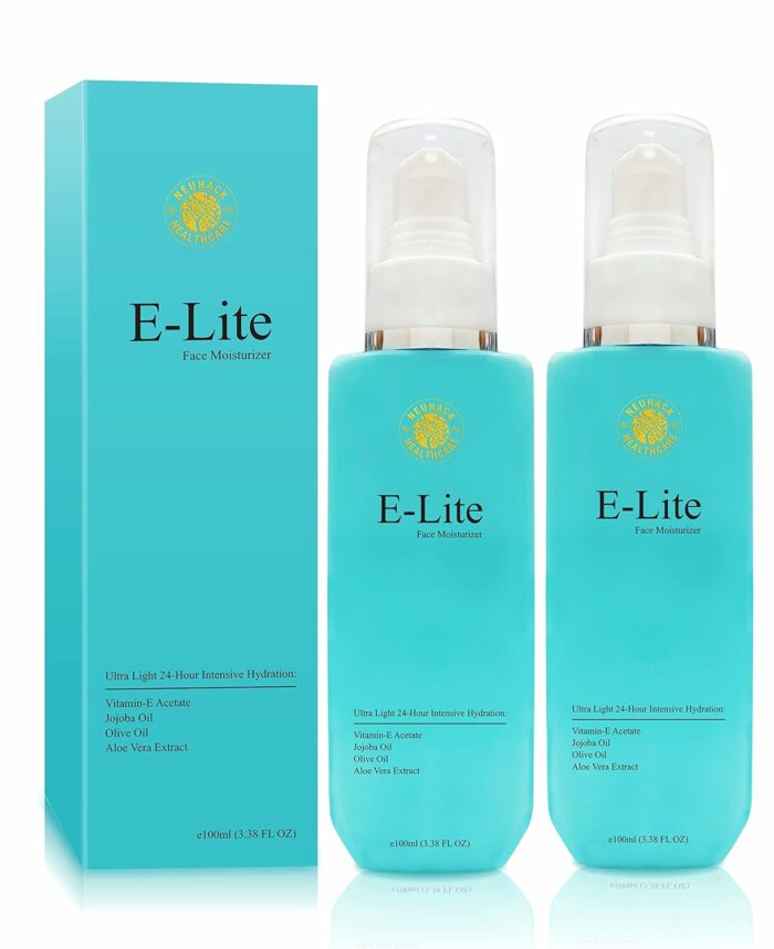 Neuhack Elite Vitamin E Face Moisturizer - Pack of 2(100ml each) | For Intense Hydration and moisturizing with Aloe vera & Jojoba I Barrier Repair moisturizer, Glowing Skin
