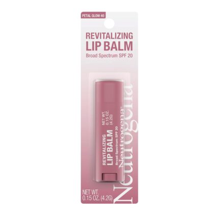 Neutrogena Revitalizing Lip Balm Petal Glow 40 0.15 Ounce