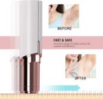 ODMART Skincare Women's Face Hair Remover Machine for Upper Lip, Chin, Eyebrow - White