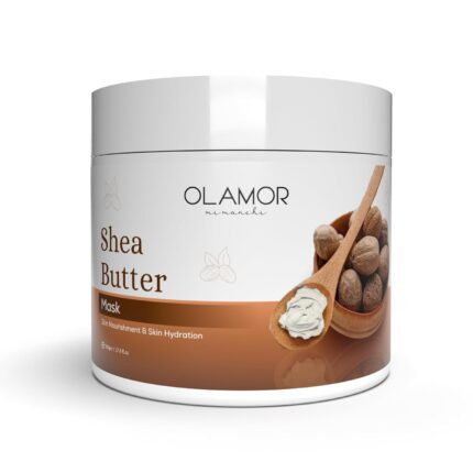 OLAMOR Shea Butter Face Mask, Moisturizer, Skin Care, Day And Night Cream, Anti-Aging Face Cream To Smooth Wrinkles, Non-Greasy Natural Skin Brightening 500 gm