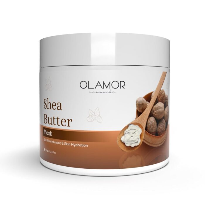 OLAMOR Shea Butter Face Mask, Moisturizer, Skin Care, Day And Night Cream, Anti-Aging Face Cream To Smooth Wrinkles, Non-Greasy Natural Skin Brightening 500 gm