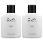 Olay Active Hydrating Beauty Lotion to Reduce Fine Lines and Wrinkles, Original - 6 Oz (Pack of 2)