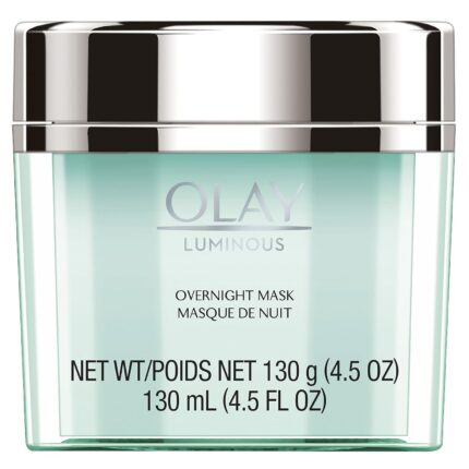 Olay Night Cream, Luminous Overnight Facial Mask Gel Moisturizer