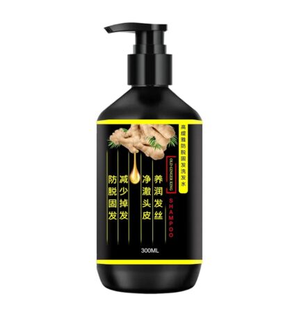 Original Herbal Ginger Hair Growth Shampoo for Women & Men - Organic Instant Coverage Shampoo 300ml