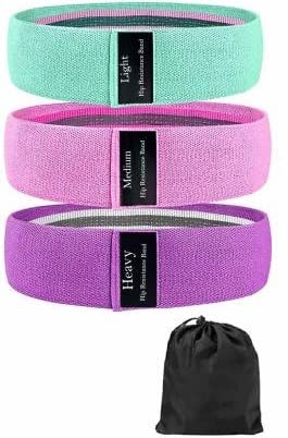 PRT GOLD Found Resistance Hip Loop Bands for Legs, Butt, Thighs & Glutes Exercises, Anti-Slip Fabric Workout Bands for Men/Women