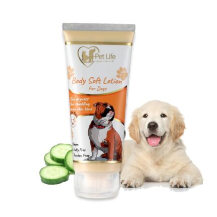 Pet Life Dog Body Soft Lotion for Golden Retriever Dog, Puppy | Help in Nourishes, Softening Skin & Coat | Made with Nature Actives | Safe & Pet Friendly Formula for All Dog Breed – 100 ml