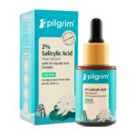 Pilgrim Korean 2% Salicylic Acid + 3% Glycolic Acid Anti Acne Serum for oily & acne prone skin | All Skin Types | Korean Skin Care | For Men & Women | 30ml