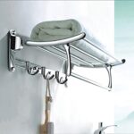 Plantex Stainless Steel Towel Holder in Bathroom/Cloth Hanger for Wall/Towel Rack/Bathroom Accessories (18 Inch - Chrome)