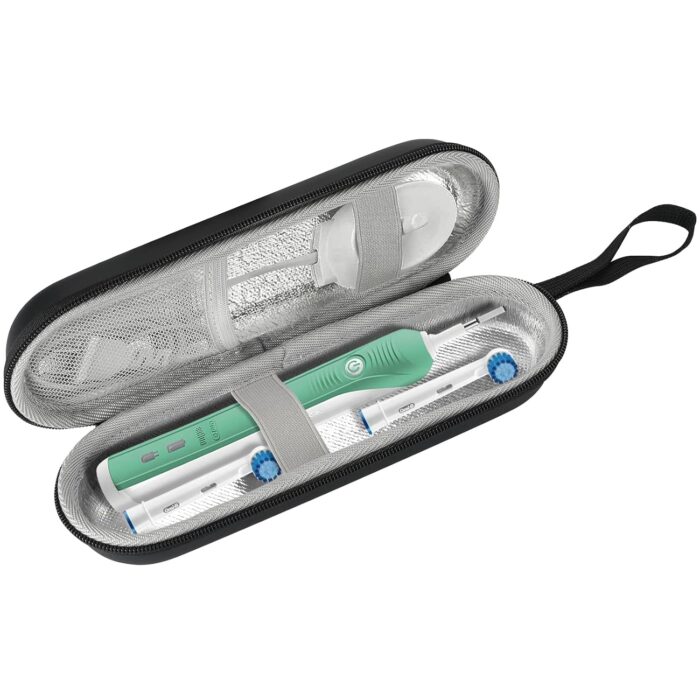ProCase Hard Travel Case for Electric Toothbrush Oral-B Pro 1000 8000/ Philips Sonicare 5100 6100, Carrying Case Holder Container for Battery Toothbrush, Mesh Pocket for Accessories (Case Only) ââ‚¬