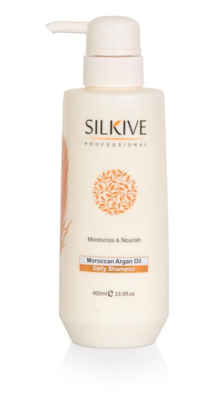 SILKIVE Moroccan Argan Oil Shampoo | 400ml | Moisturising and Nourishing