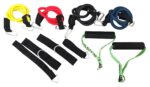 Sahni Sports Latex 4 Level Resistance Band Kit (Multicolor)