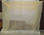 Shahji Creation Double Bed Mosquito Net 6X6.5 feet Ivory Color