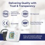 Tata 1mg Blood Pressure Monitor | Fully Automatic Portable Digital BP Machine for Home | Large LCD Display | Powered with USB cable or AA batteries | Stores 90 Sets of Memory for 2 Users