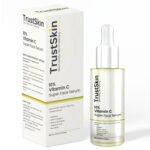 Trustskin 10% Vitamin C Serum with Alpha Arbutin, Turmeric & Aloe Vera Extracts | Plant-Powered, Science-Backed Formula for Skin Brightening & Dark Spot Reduction