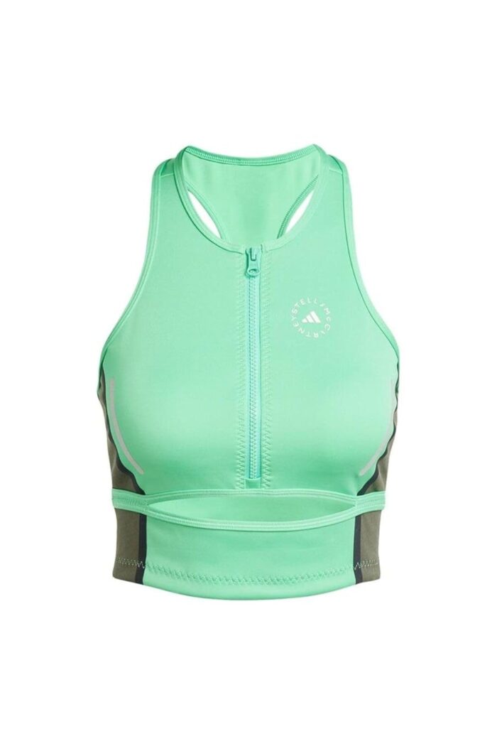 adidas by Stella McCartney High Neck Crop Long-Sleeve Top | | Size- |