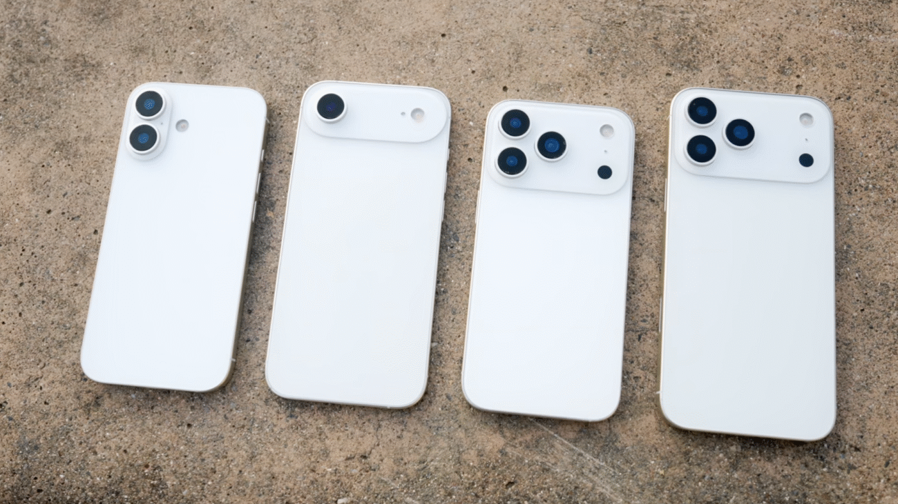 iPhone 17 series dummy models