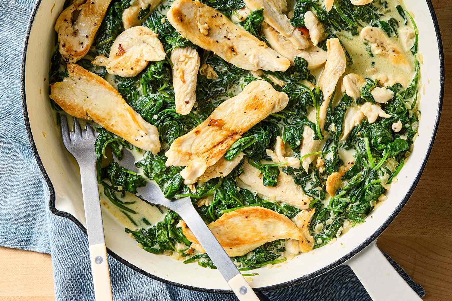 One-Pan Chicken Florentine