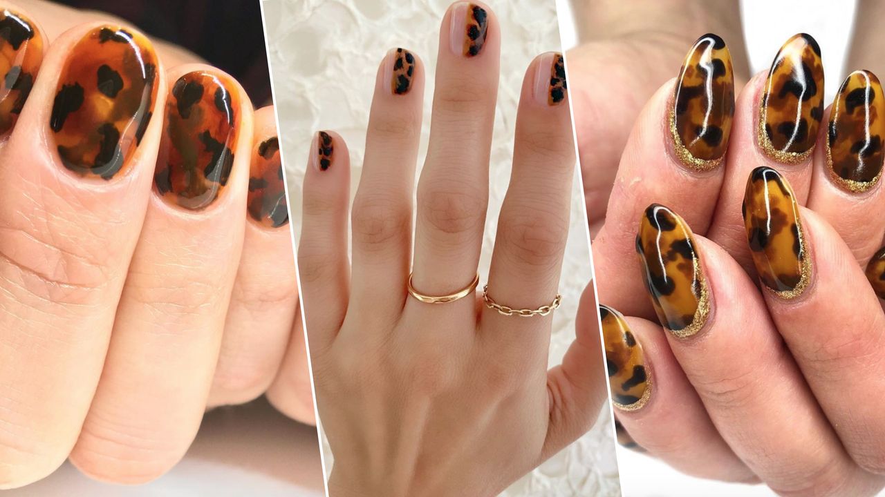 Tortoiseshell Nails Are About to Be Everywhere This Fall 2025
