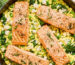 This RD's Go-To Lemony Salmon Orzo Recipe Has 34 Grams Of Protein
